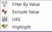 Custom Report Filters