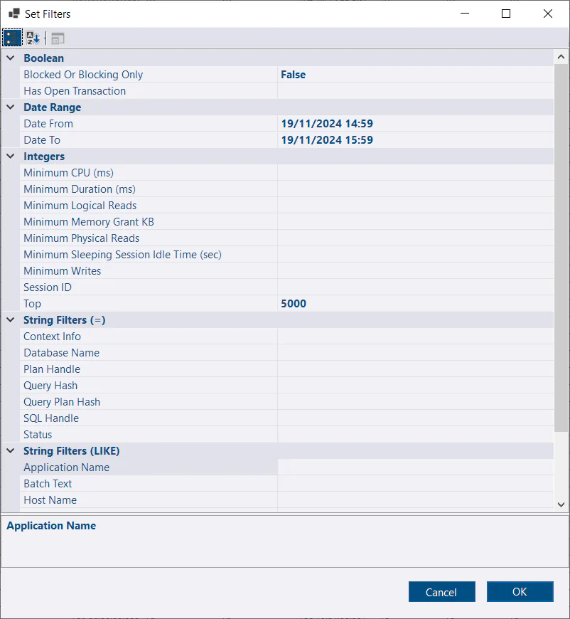 Running Queries - View ALL