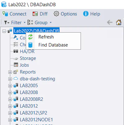 Find Database