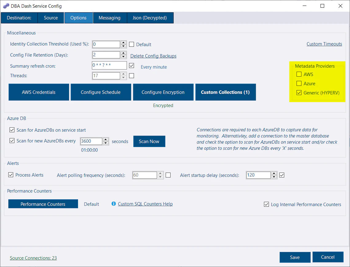 Metadata providers