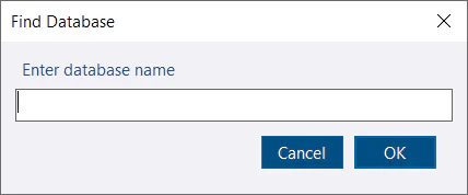 Database Finder Context Menu