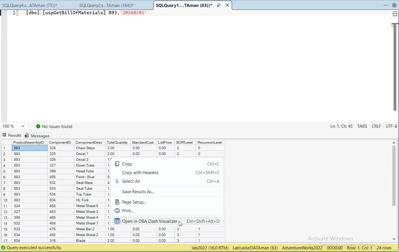 SSMS Extension
