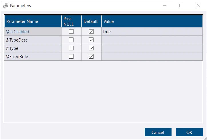 DBA Dash Custom Report Parameters