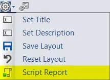 Script Report