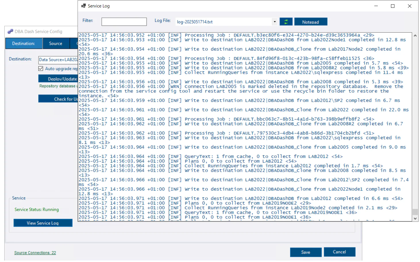 ErrorLog folder